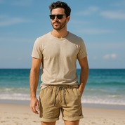 Cordshorts mit elastischem Bund für Herren | Carison