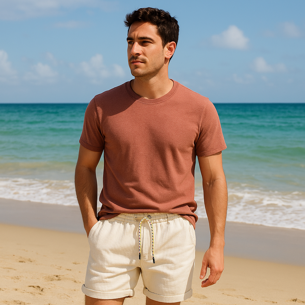 Cordshorts mit elastischem Bund für Herren | Carison