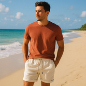 Cordshorts mit elastischem Bund für Herren | Carison