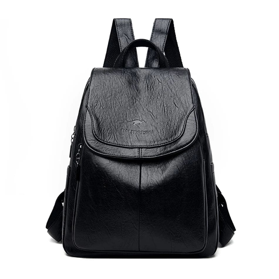 Diebstahlsicherer Lederrucksack für stilvolle Frauen | Edame