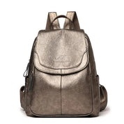 Diebstahlsicherer Lederrucksack für stilvolle Frauen | Edame