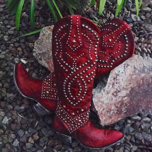 Valentinia | Cowboystiefel mit Absätzen