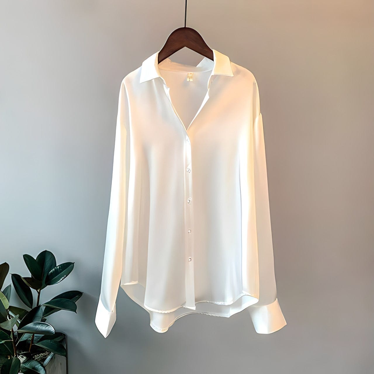 Fifina | Damen Seidenhemd