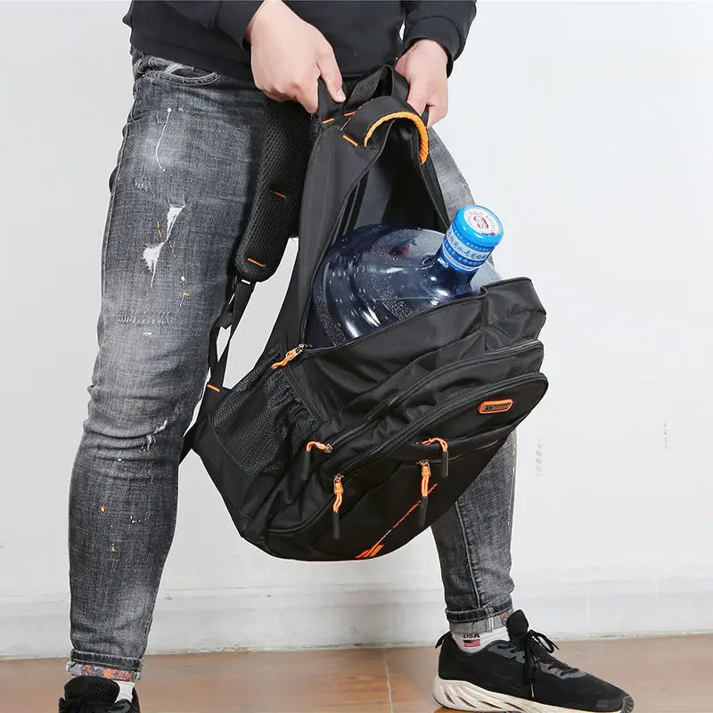 Stylischer wasserdichter Oxford-Rucksack für Herren | Laptoptasche | Rucksack wasserdicht | Guarino