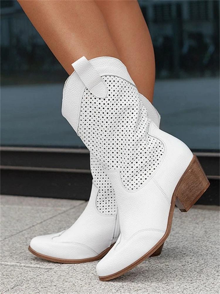 Cowboystiefel, die atmen können - Frühling/Sommer Stiefel | Laury