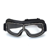 Vintage-Motorradbrille aus Leder für Herren | Schlagfeste Gläser | UrbanDrift