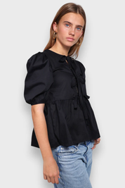 Bluse mit Puffärmeln für Damen | Samitra