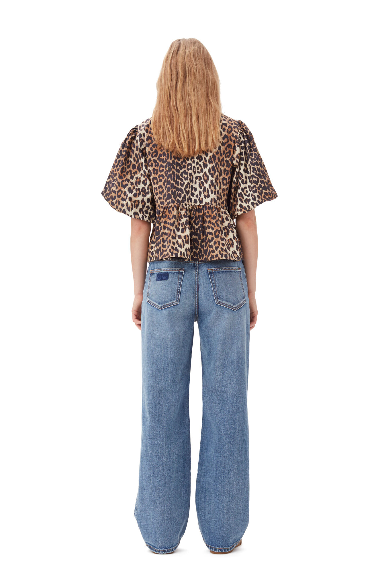 Bluse mit Puffärmeln für Damen | Samitra