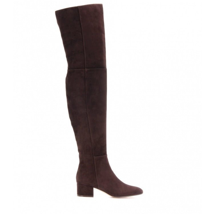 Knielange Wildlederstiefel für Damen | Jilliana