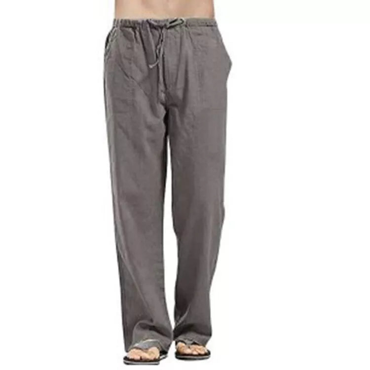 Leinenhose mit elastischem Bund für Herren | Uwenzo